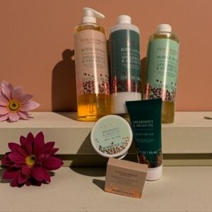 Tuscan Hills Spearmint & Argan Oil Bath Set - 6 Items